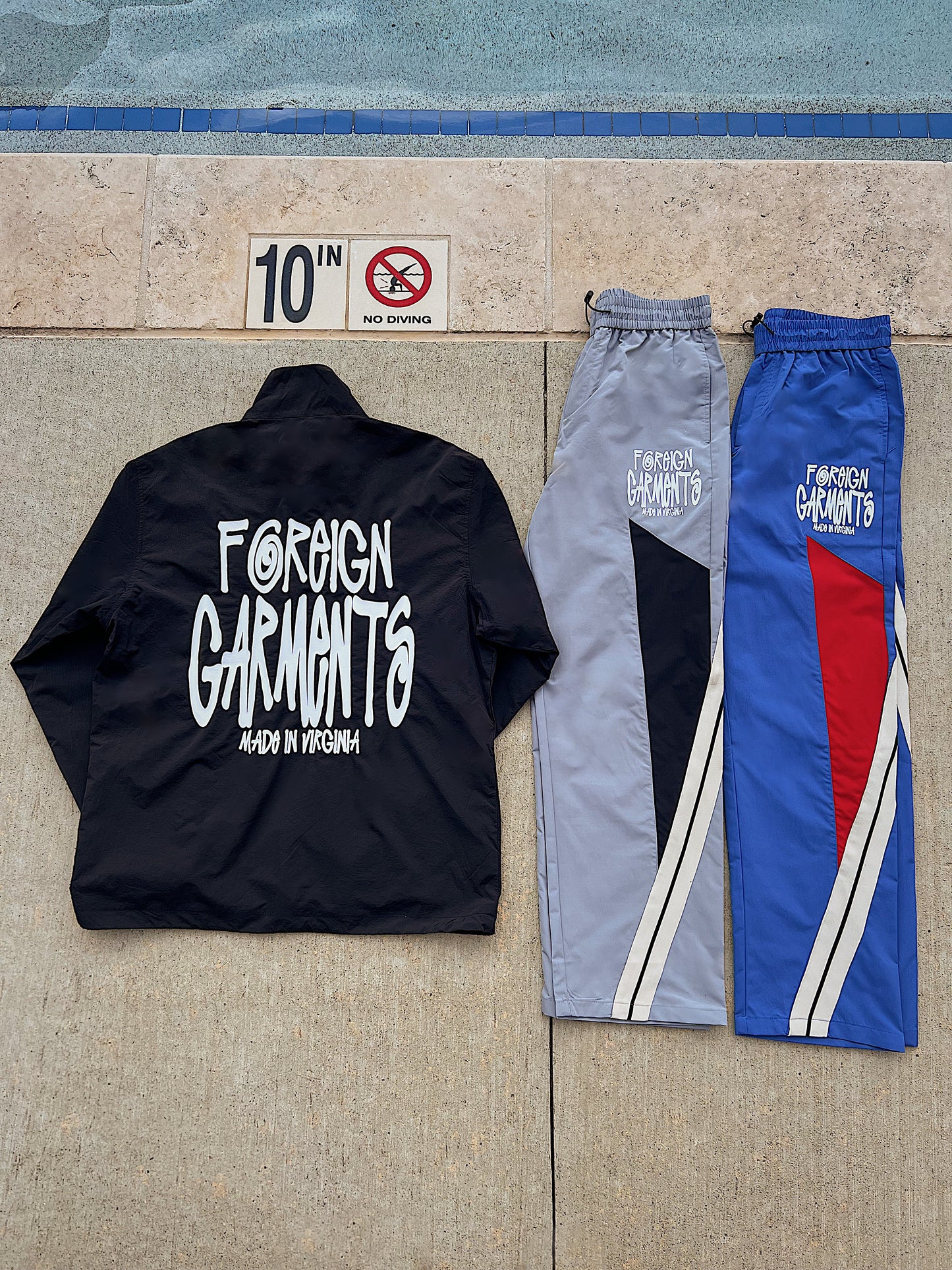 "Bootleg Stussy Trackpants" Grey