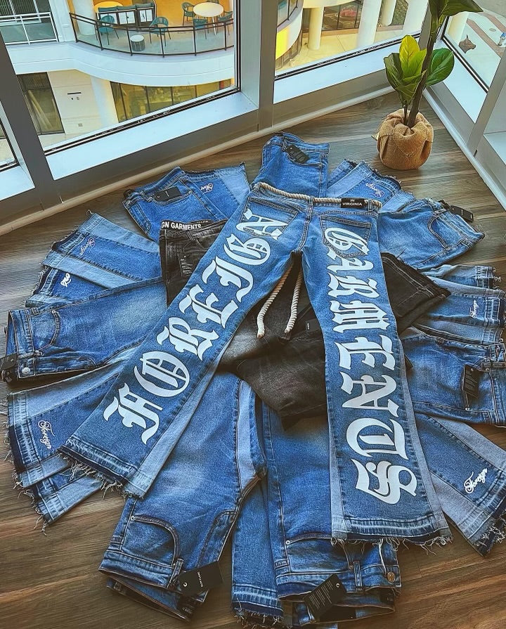 "Slim Flare Denim"