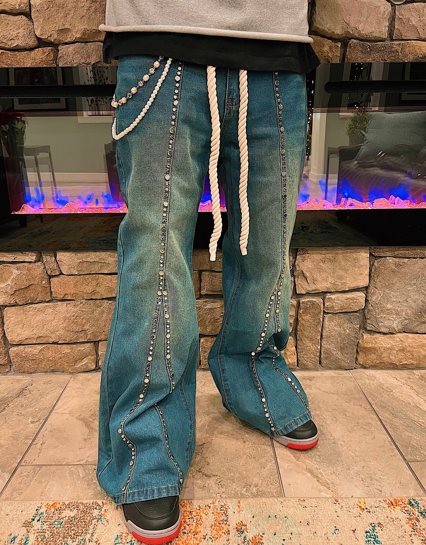 "Foreign Garments Blessed Flare Denim"