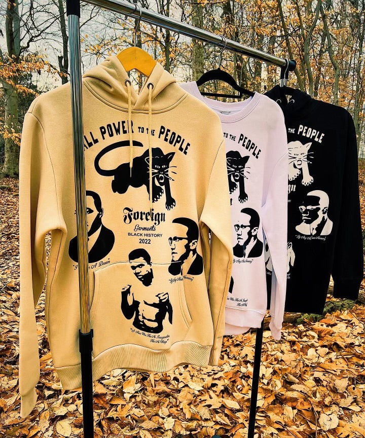 "Black History" Collection Crewneck White