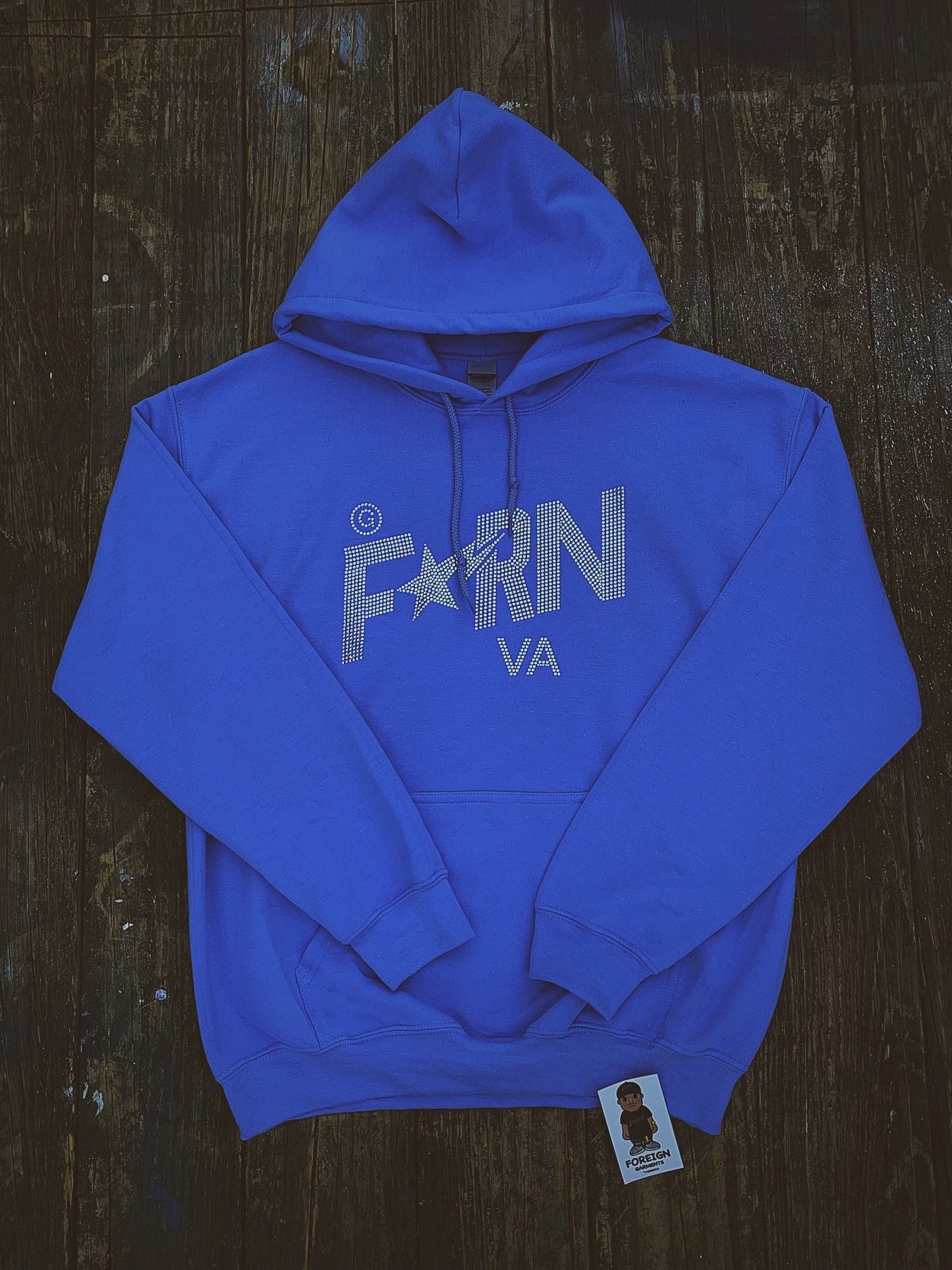 "FORN APE" Swartzki Crystal Pullover Hoodie