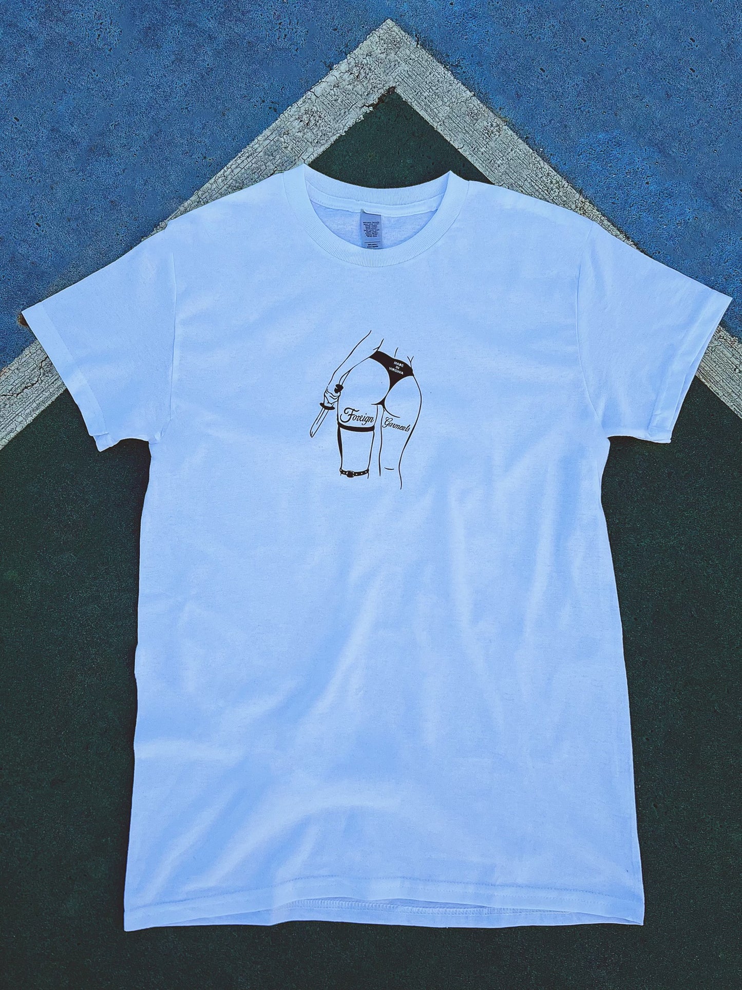 "Foreign Garment Made in VA Lady" T-Shirt