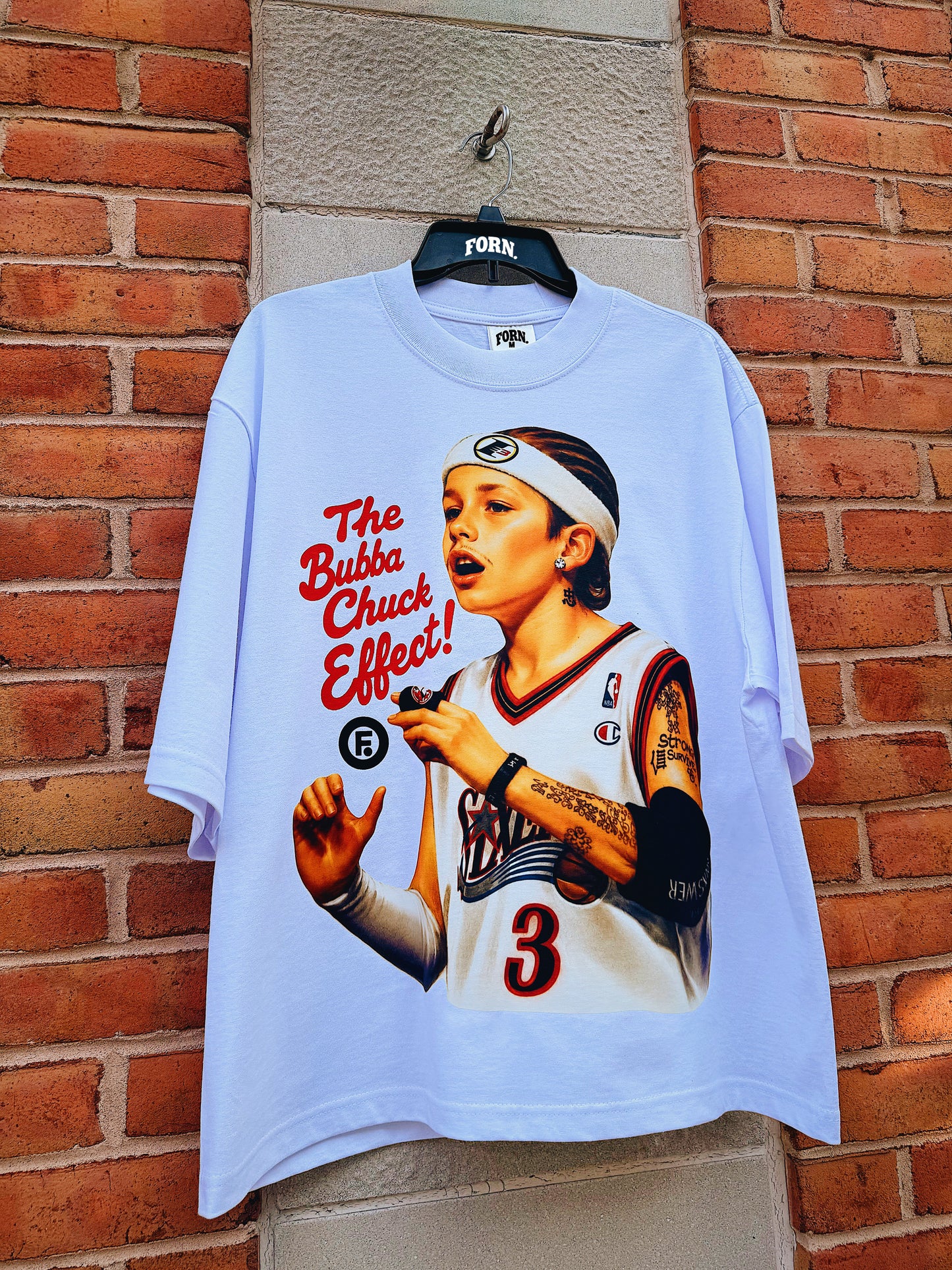 "The Bubba Chuck Effect" Tee White
