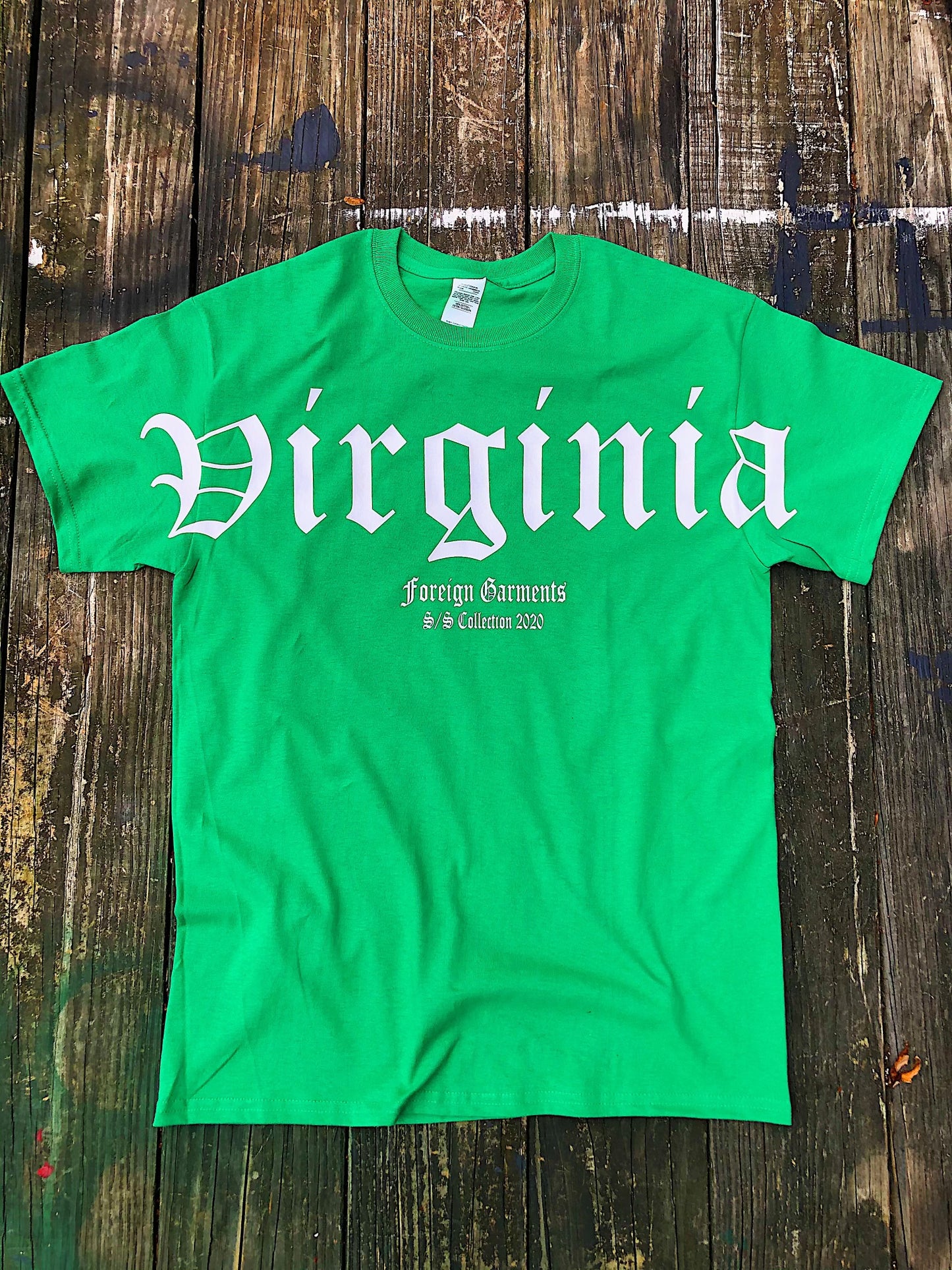 “ "Foreign Garments X Virginia" OG Black T-Shirts 2020