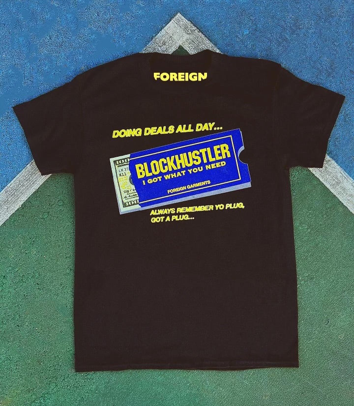 "Blockhustler" T-Shirt Black