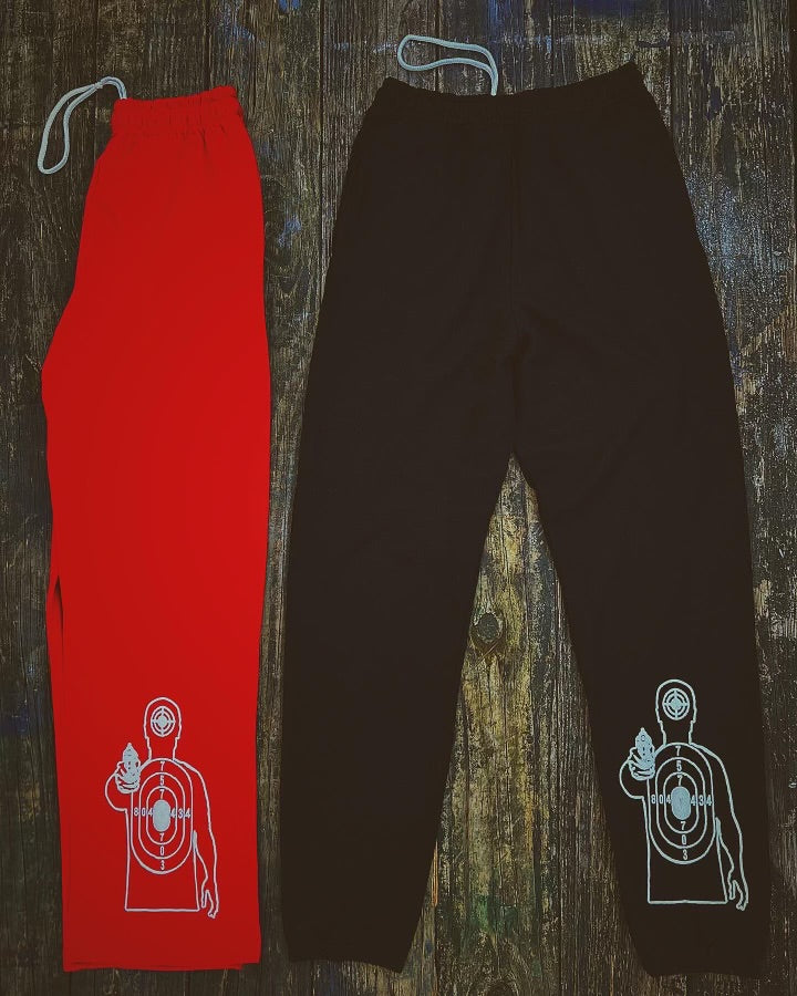 "Scope" Collection T-Shirt and Pants Set Red