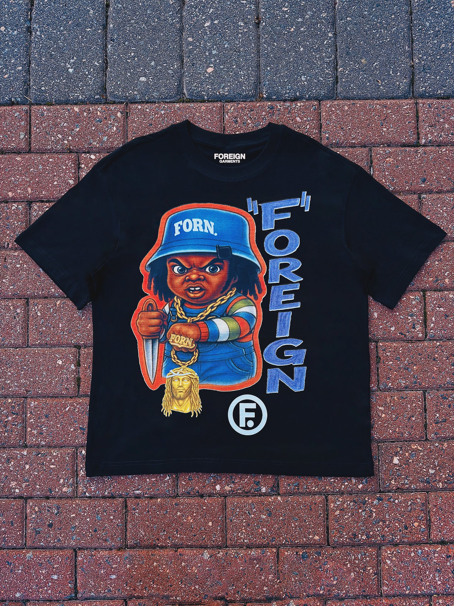 "Black Chucky" Tee Black