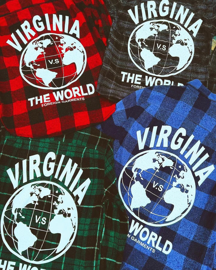 "Virginia VS The World" Flannels