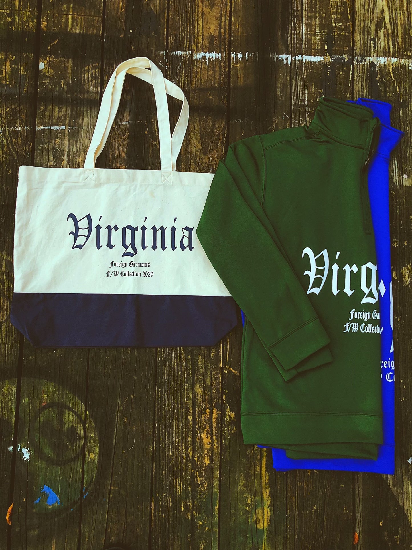 "Foreign Garments X Virginia" Collection 2020 Half Zip