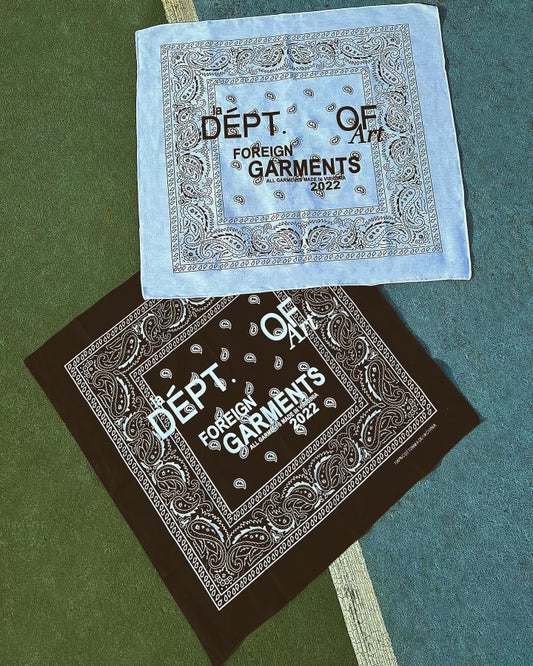 "Department of Art VA x Foreign Garments" Bandana