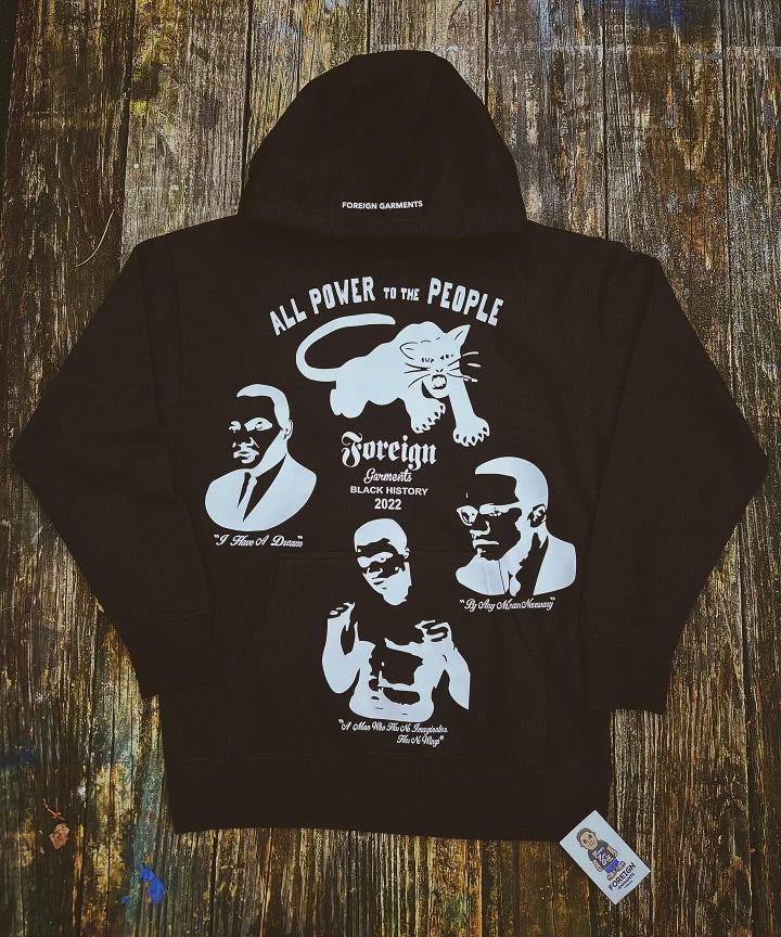 "Black History" Collection Hoodie Black