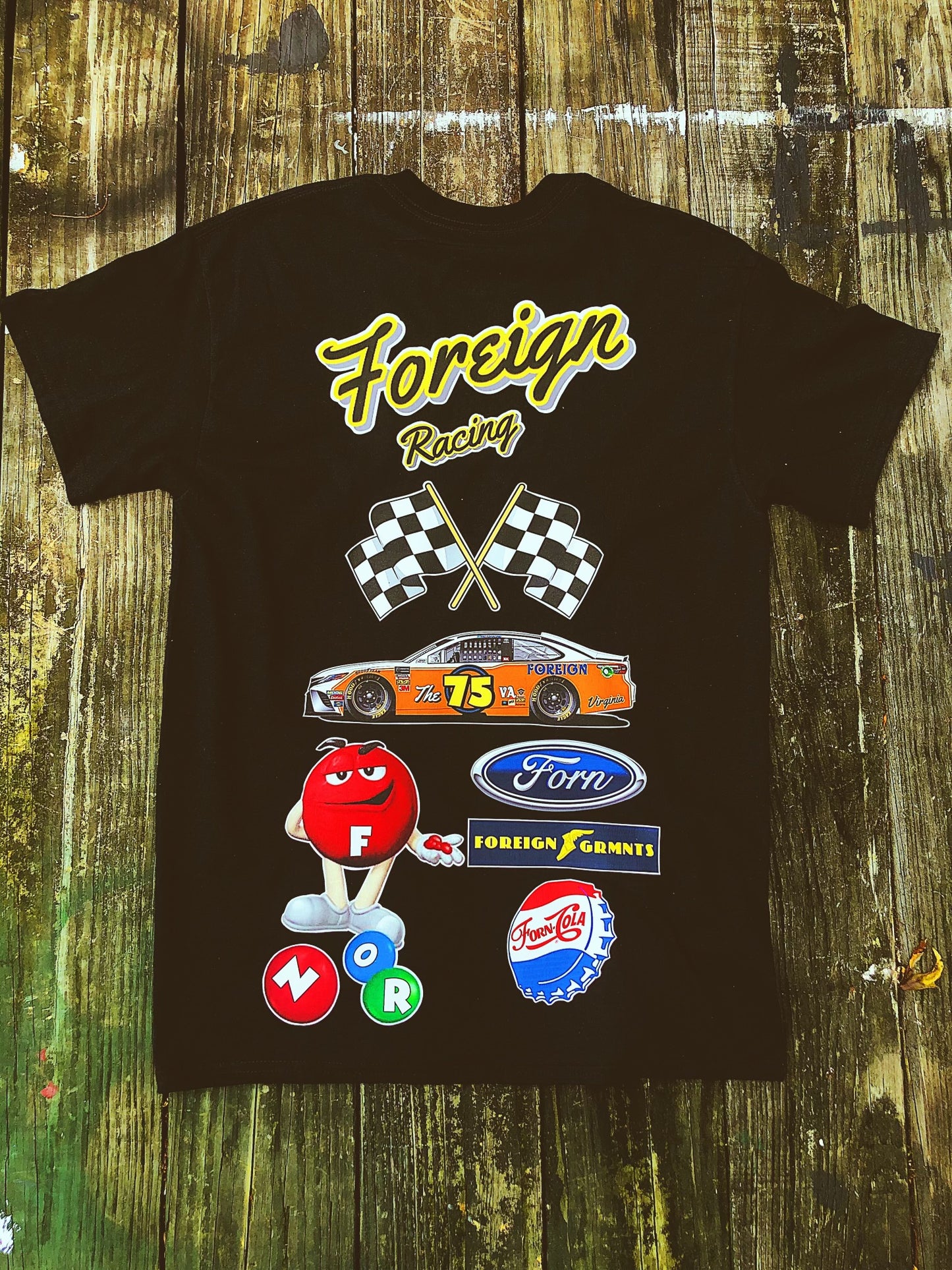 "Racing Foreign" Black T-Shirt 2020