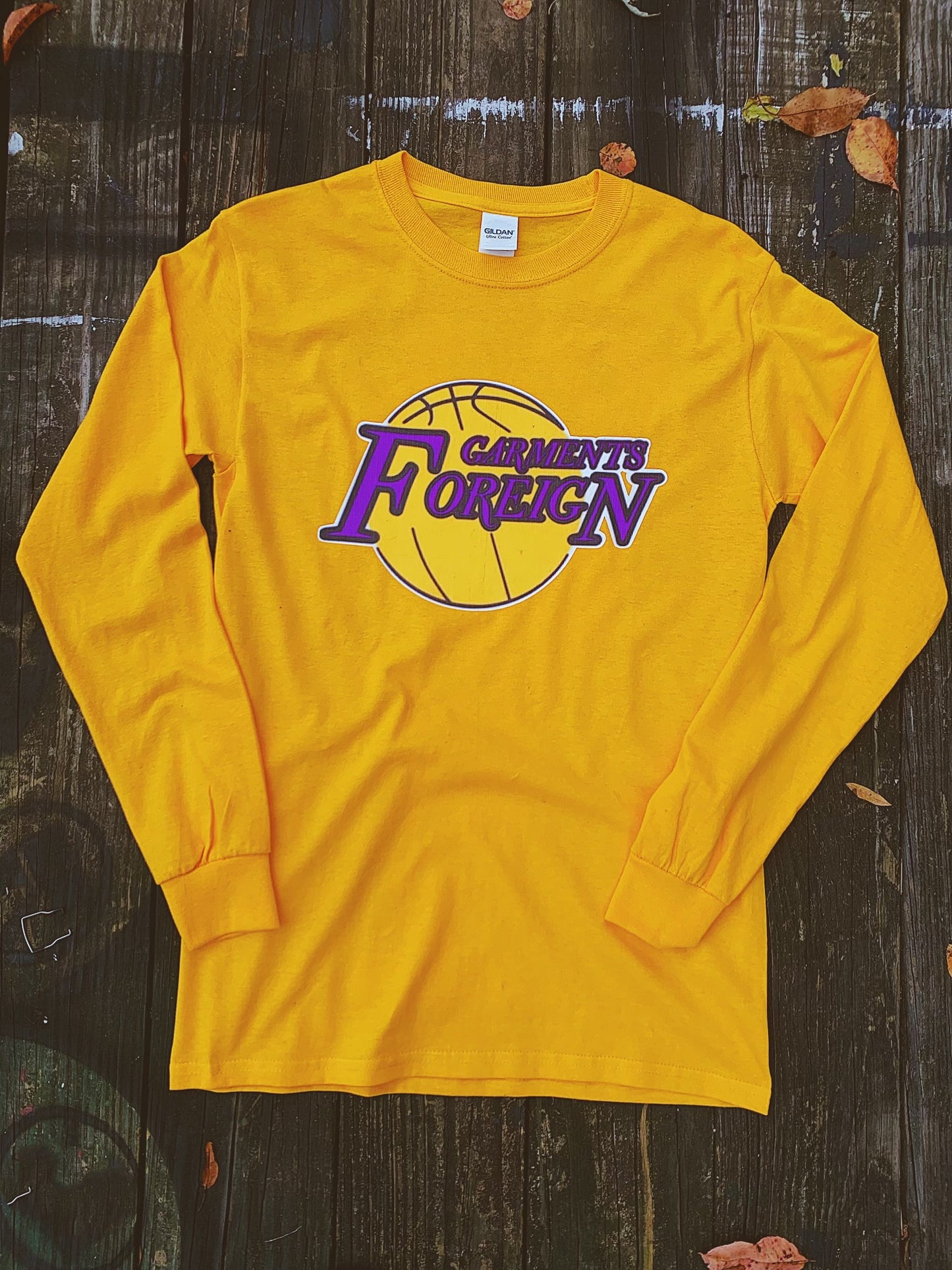 "Lakers Bootleg FG" Collection Long Sleeve Yellow 2020