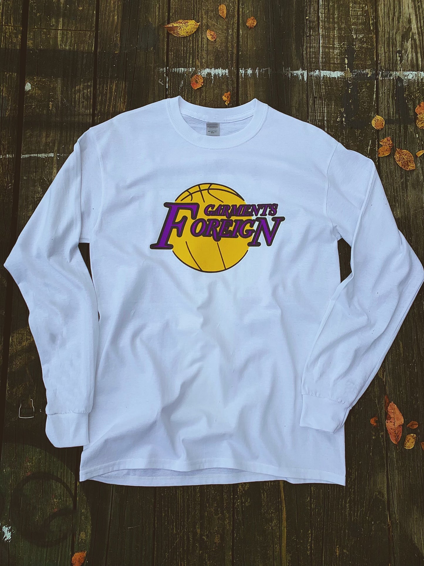 "Lakers Bootleg FG" Collection Long Sleeve White 2020