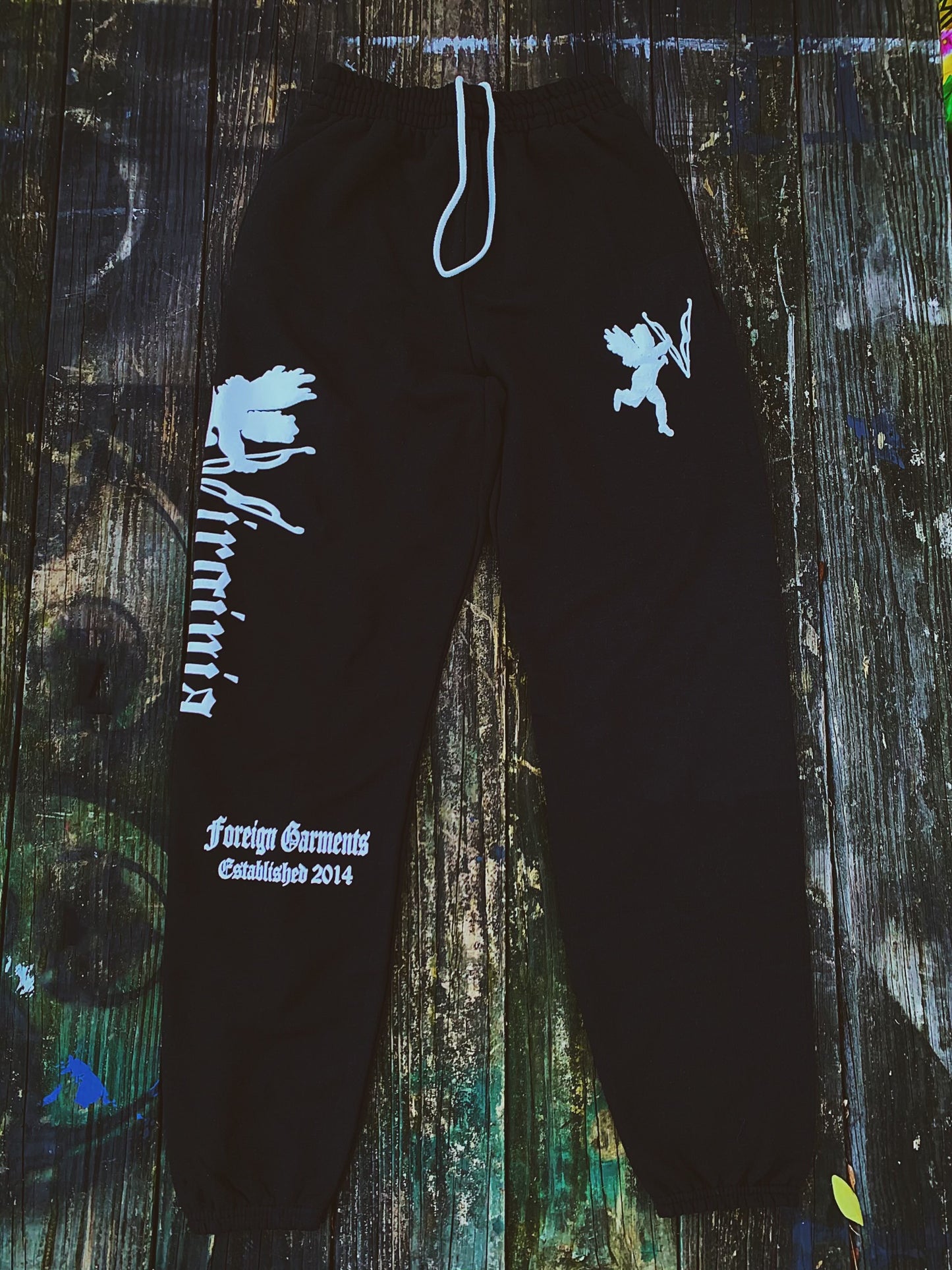 "Virginia's Angel" Collection Sweatpants Black 2021