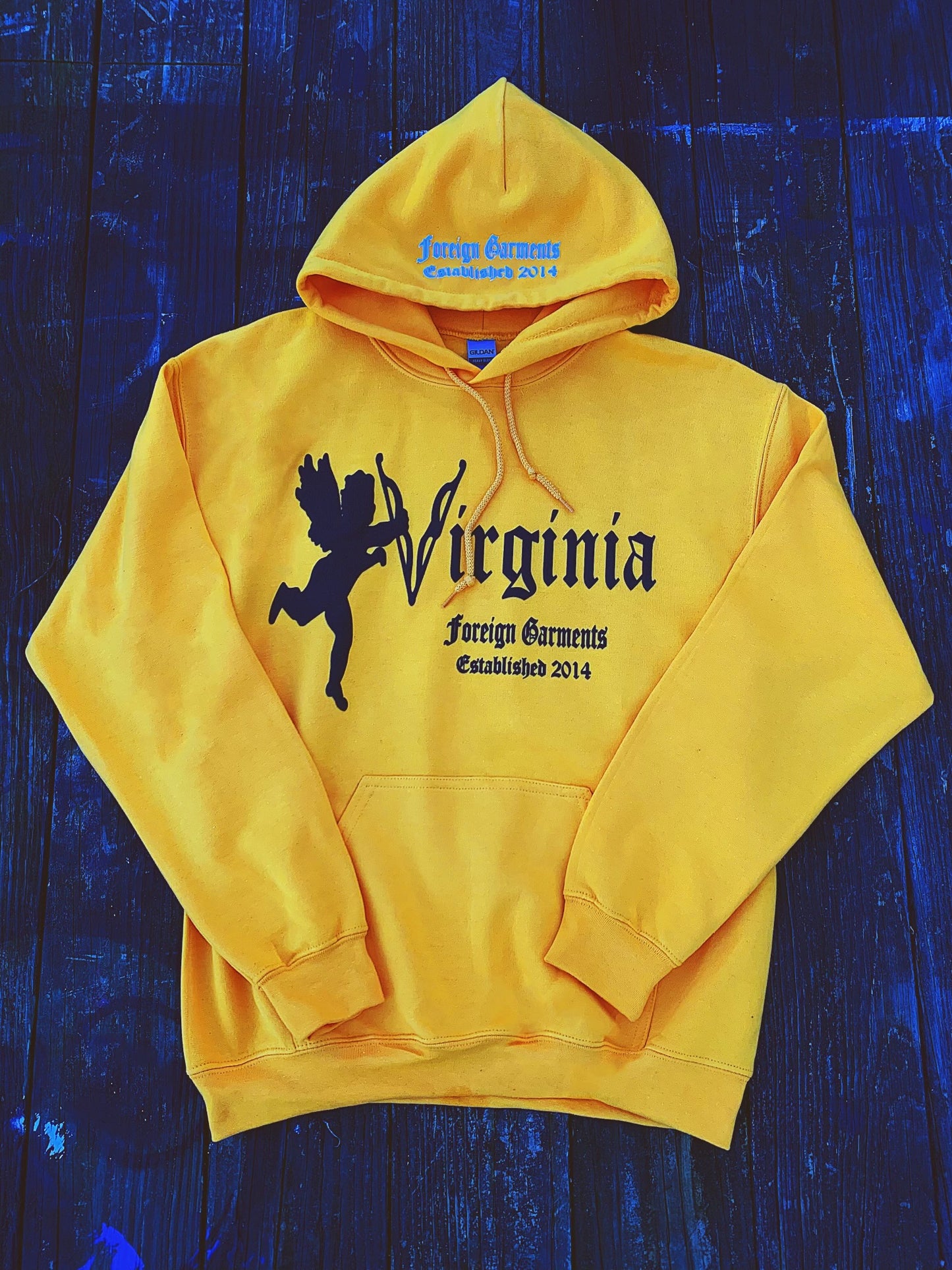 "Virginia's Angel" Collection Hoodie Yellow 2021