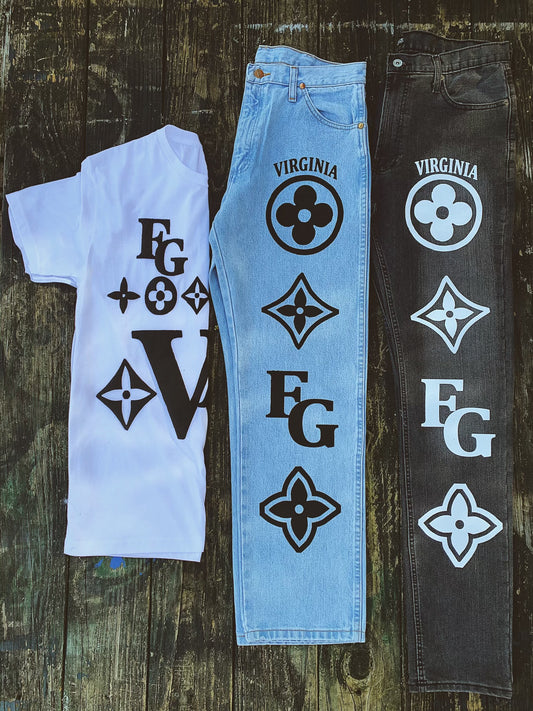 "Bootleg LV" Collection Denim