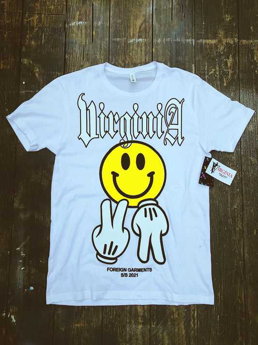 "Smiley VA" T-Shirt White 2021