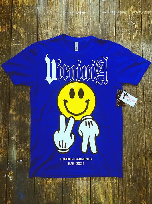 "Smiley VA" T-Shirt 2021 Blue