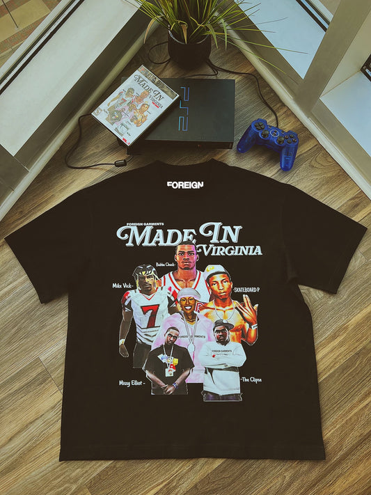 "Made in Virginia" The Game Black T-Shirt