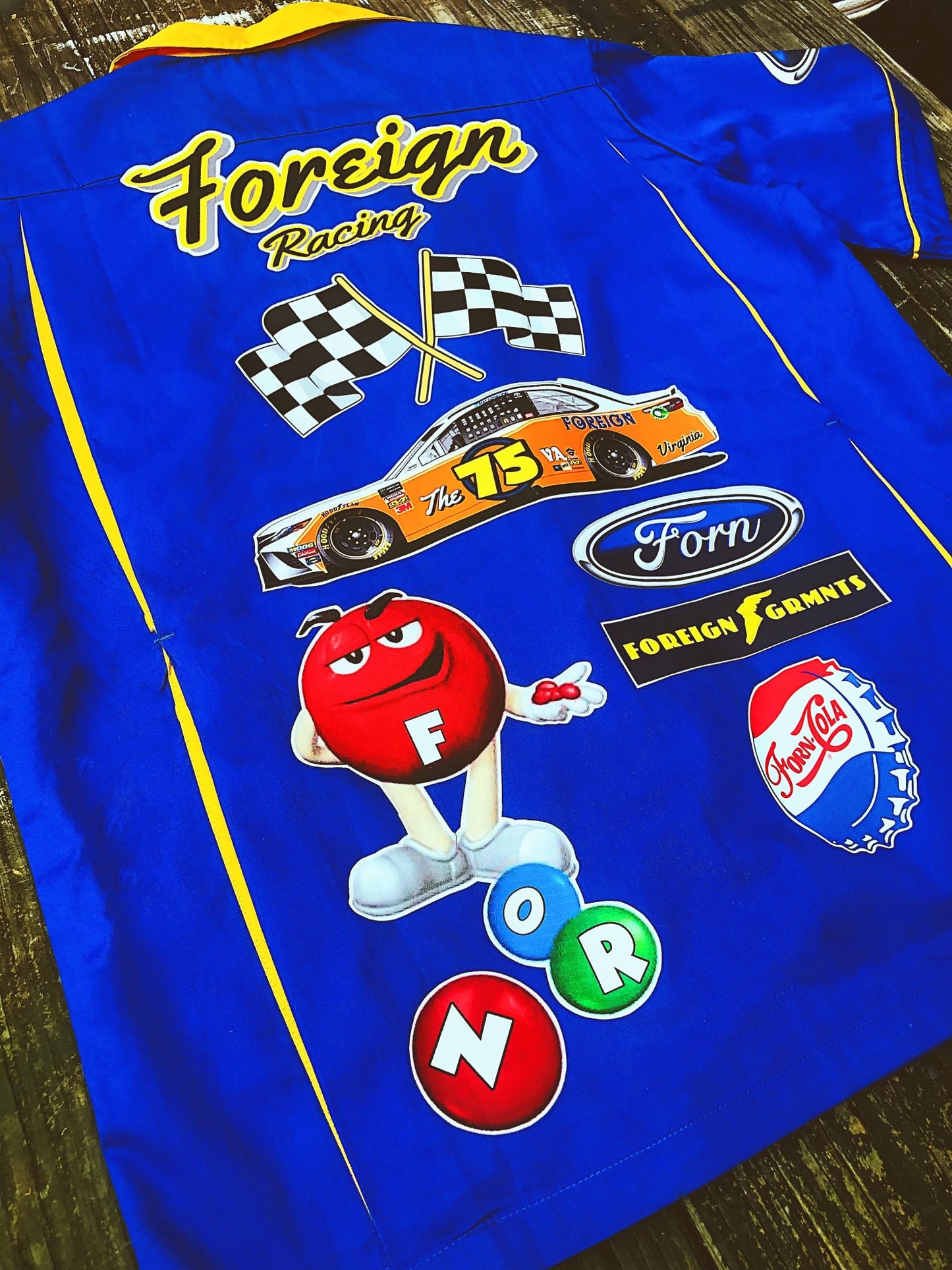 "Racing Foreign" Button Up 2020