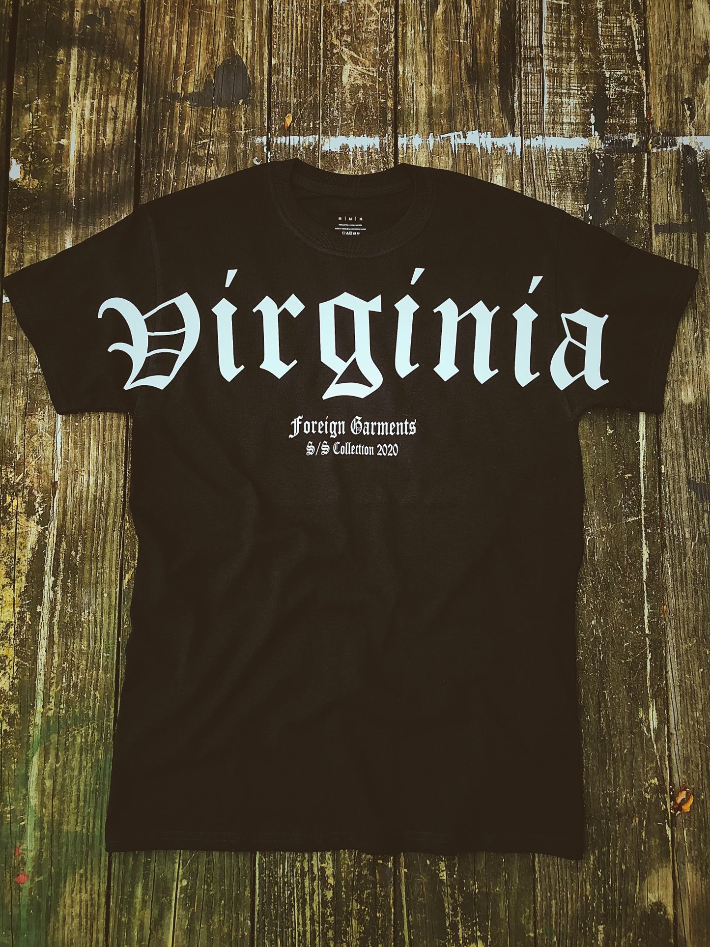 “ "Foreign Garments X Virginia" OG Black T-Shirts 2020