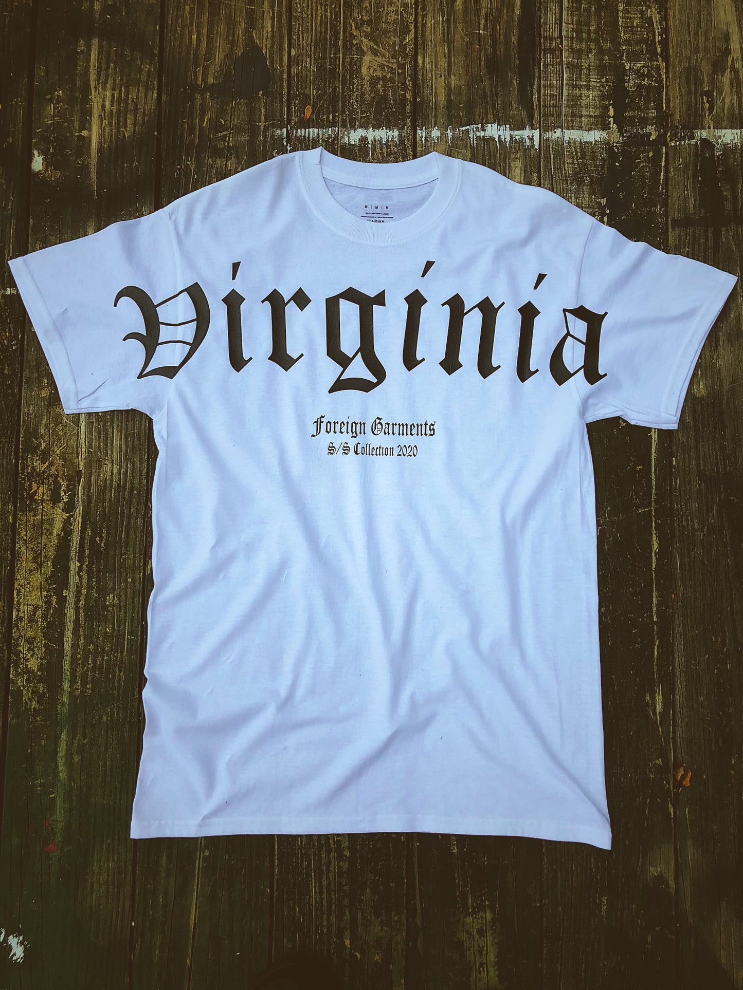 “ "Foreign Garments X Virginia" OG Yellow T-Shirt 2020