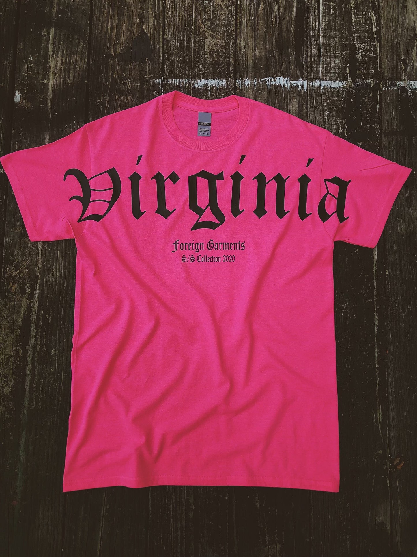 “ "Foreign Garments X Virginia" OG Black T-Shirts 2020