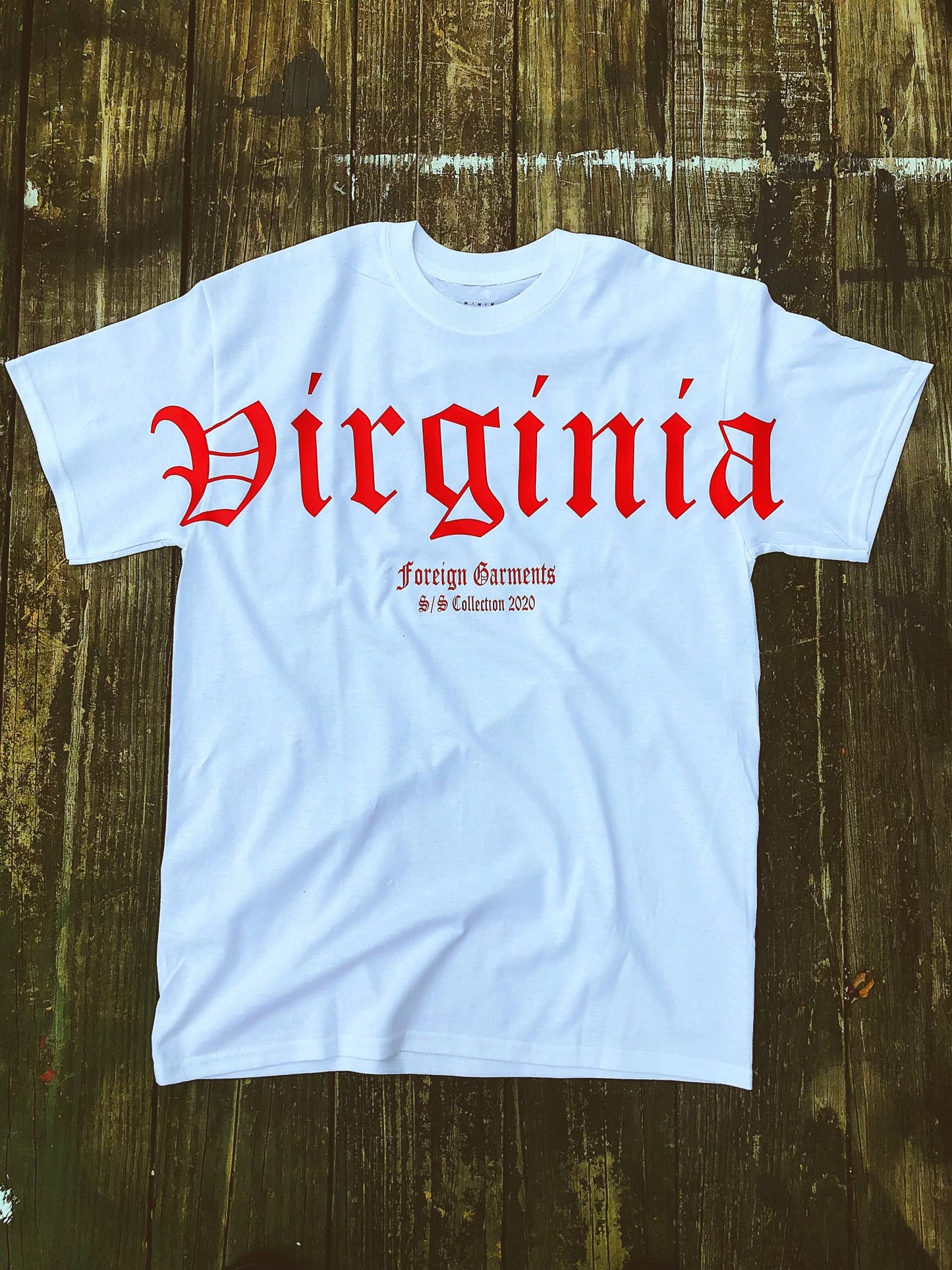 “ "Foreign Garments X Virginia" OG Yellow T-Shirt 2020