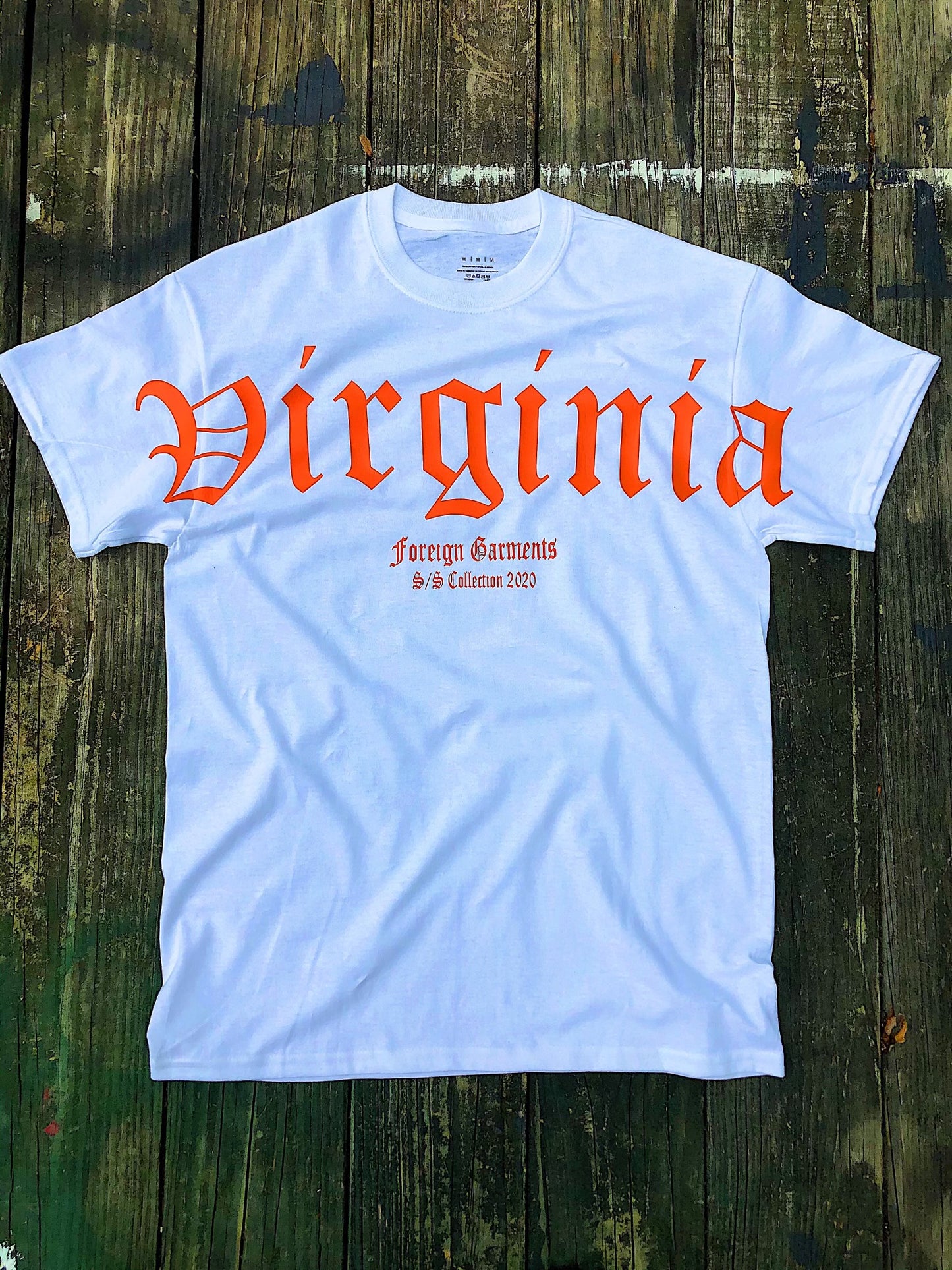 “ "Foreign Garments X Virginia" OG Yellow T-Shirt 2020