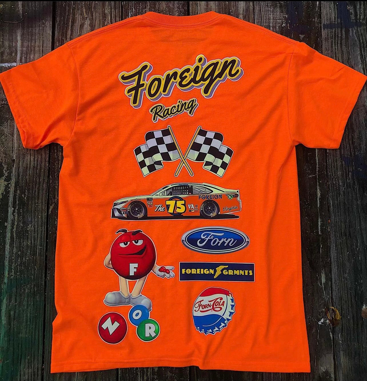 "Racing Foreign" Orange T-Shirt 2020