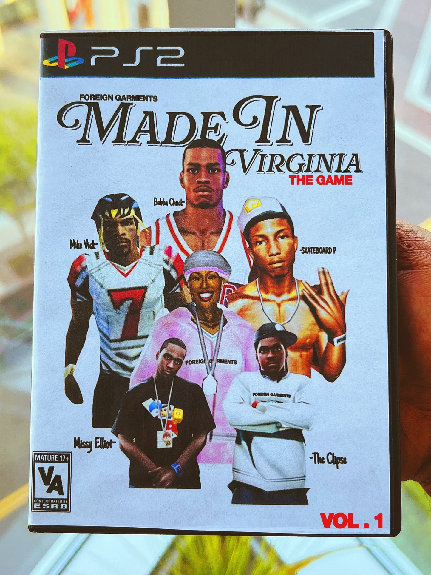 "Made in Virginia" The Game Black T-Shirt